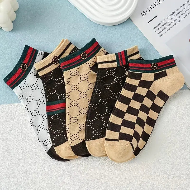 Low-Cut Short Socks(Pack of 5)