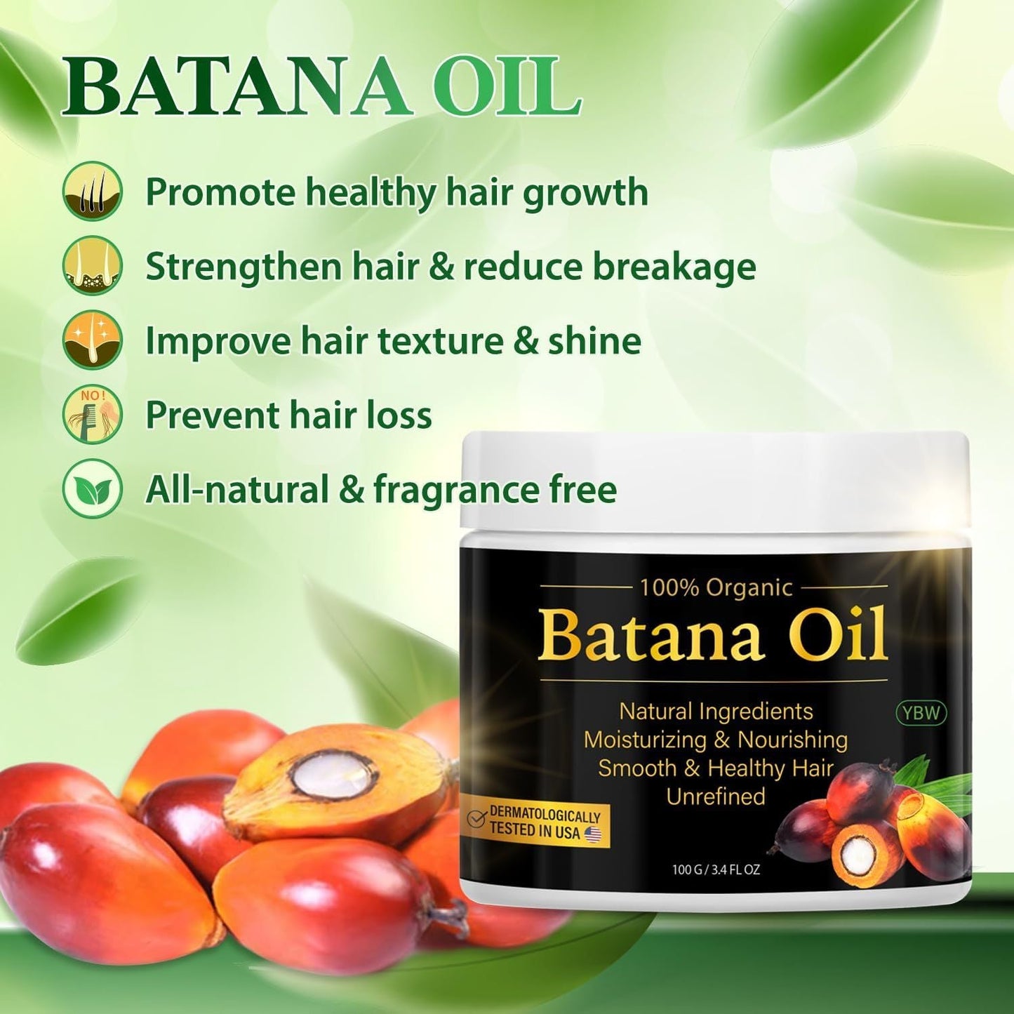 100% Raw Batana Oil for Hair Growth