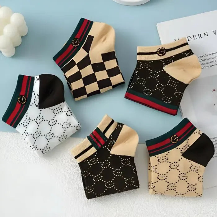 Low-Cut Short Socks(Pack of 5)
