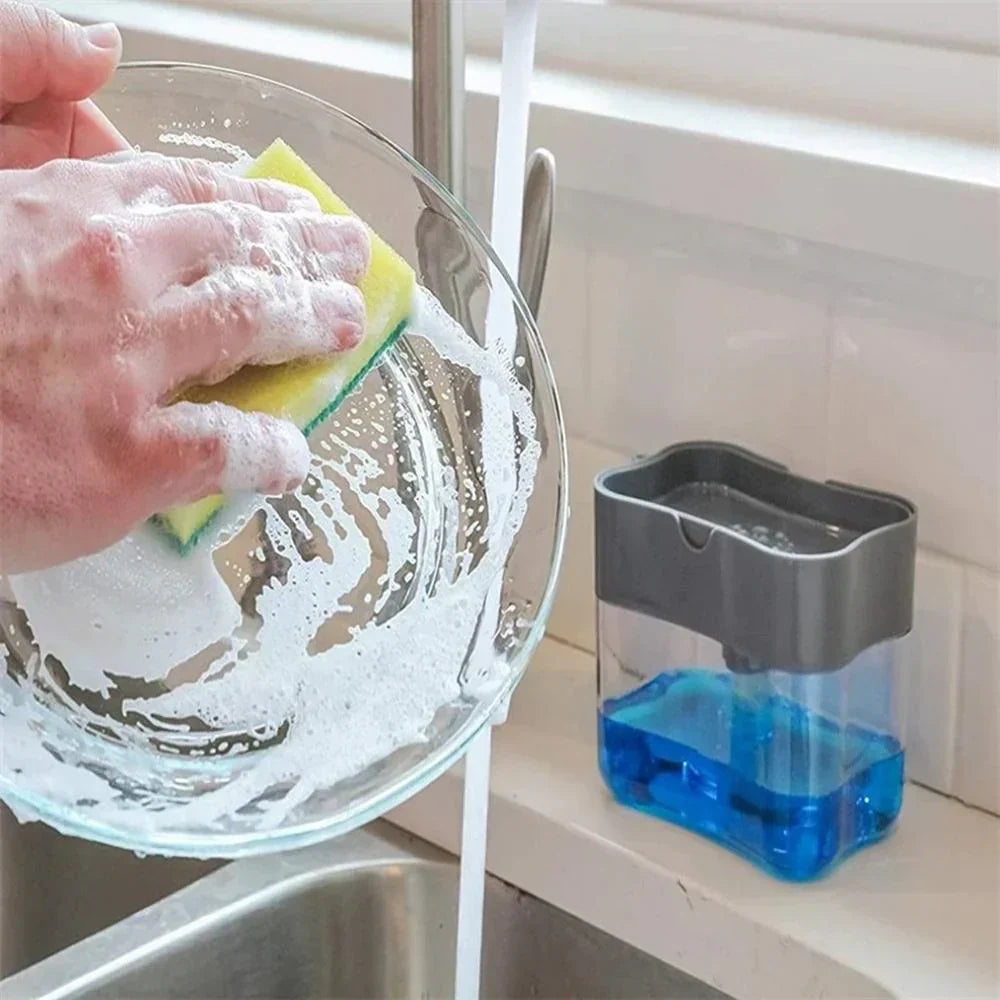 Liquid Soap Pump Dispenser(Free Sponge Gift )