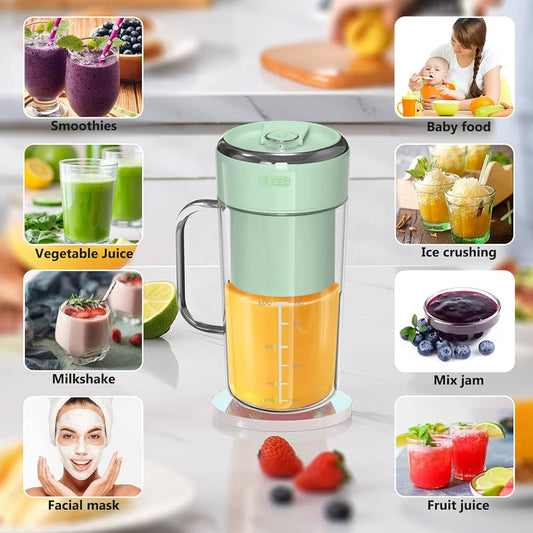 MINI SMOOTHIE BLENDER WITH STRAW