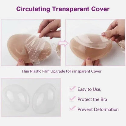 Reusable Strapless Adhesive Bra