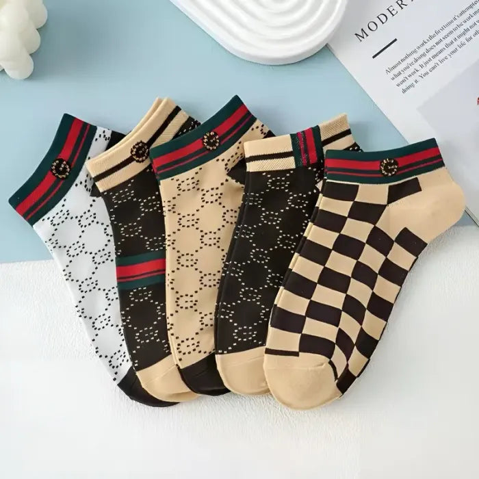 Low-Cut Short Socks(Pack of 5)