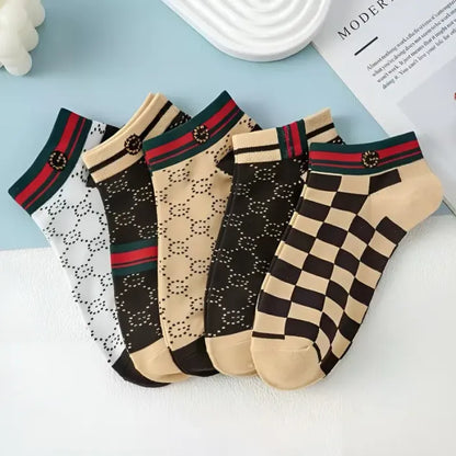 Low-Cut Short Socks(Pack of 5)