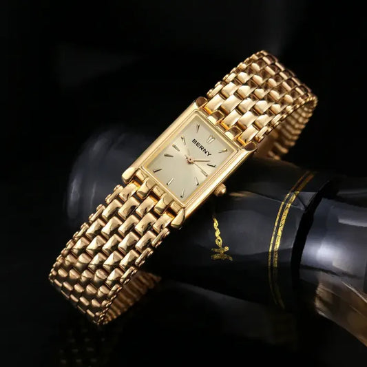 Luxury Gold Watch for Couple Women/Men